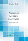 AMERICAN MUSEUM NOVITATES雜志封面